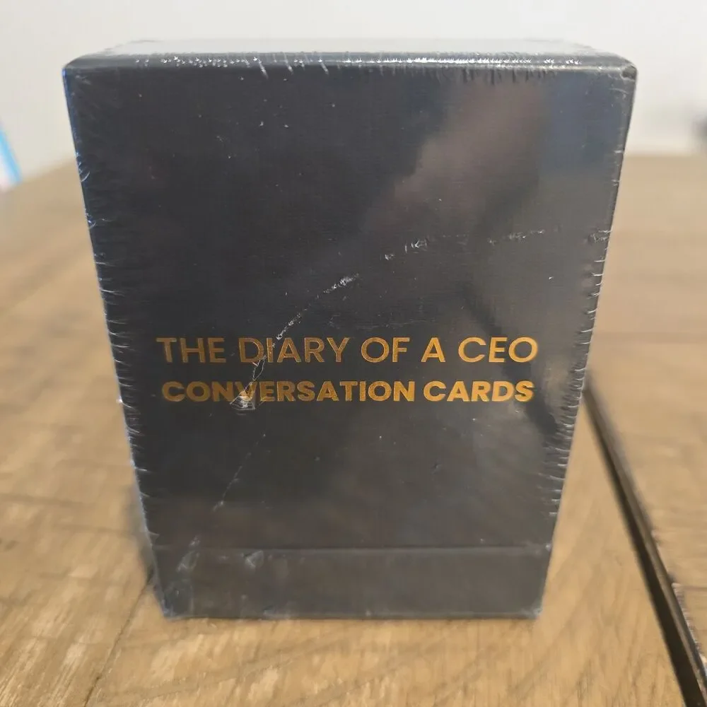 The Diary of a CEO Conversation Cards - Steven Bartlett - 3rd Edition, BRAND NEW